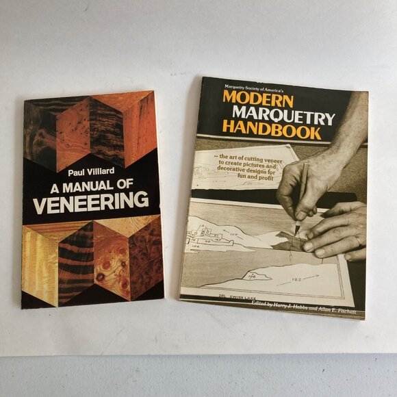 Lot 2 Vintage Veneering Books Modern Marquetry Handbook & A Manual of Veneering - Picture 1 of 7